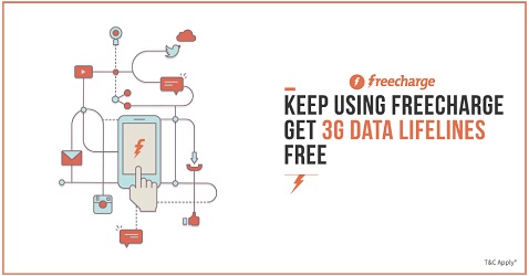 India Desire : Freecharge 3G Data Lifeline : Get Free 150 Mb 3G Data For Recharging With Freecharge